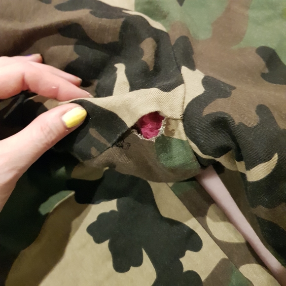 Faux Fur Camo Jacket - Picture 6 of 10